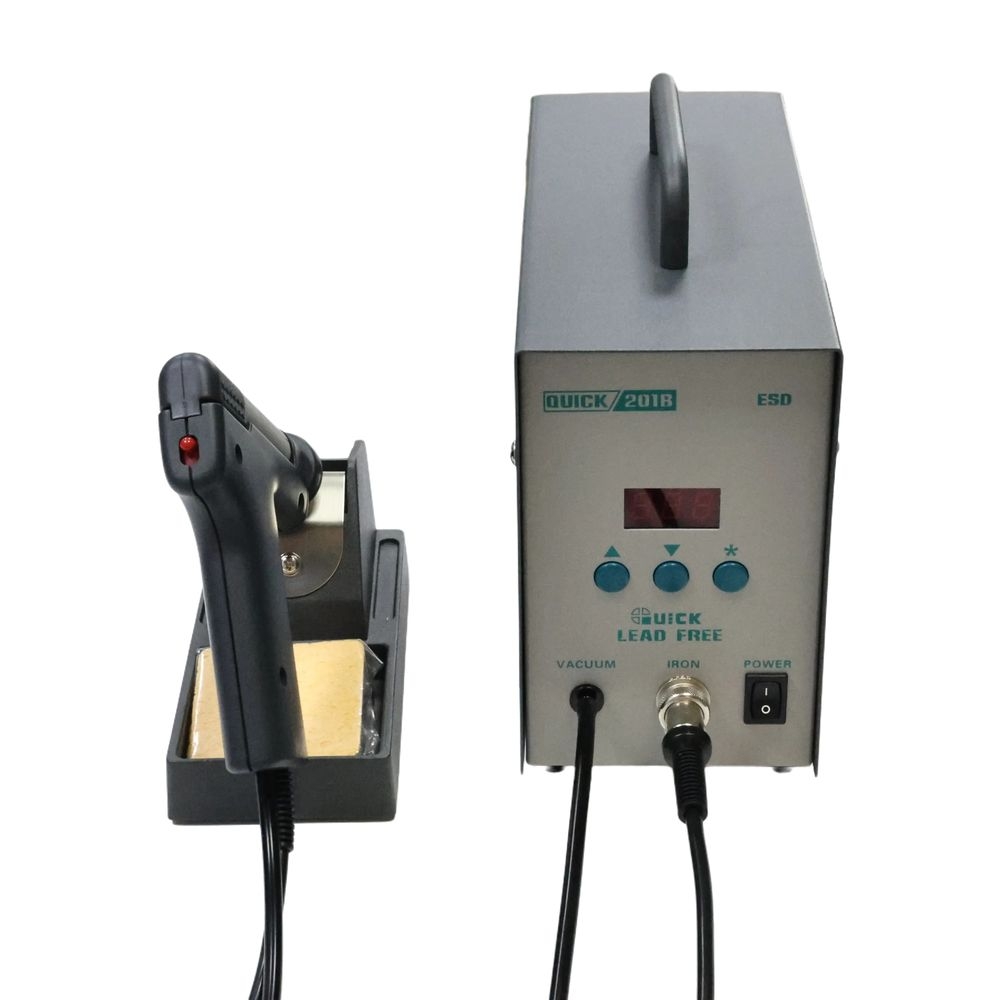 Quick 201B 新型はんだ除去ガン、600mmHgの真 - Desoldering Gun Vacuum Electric のレビューと価格